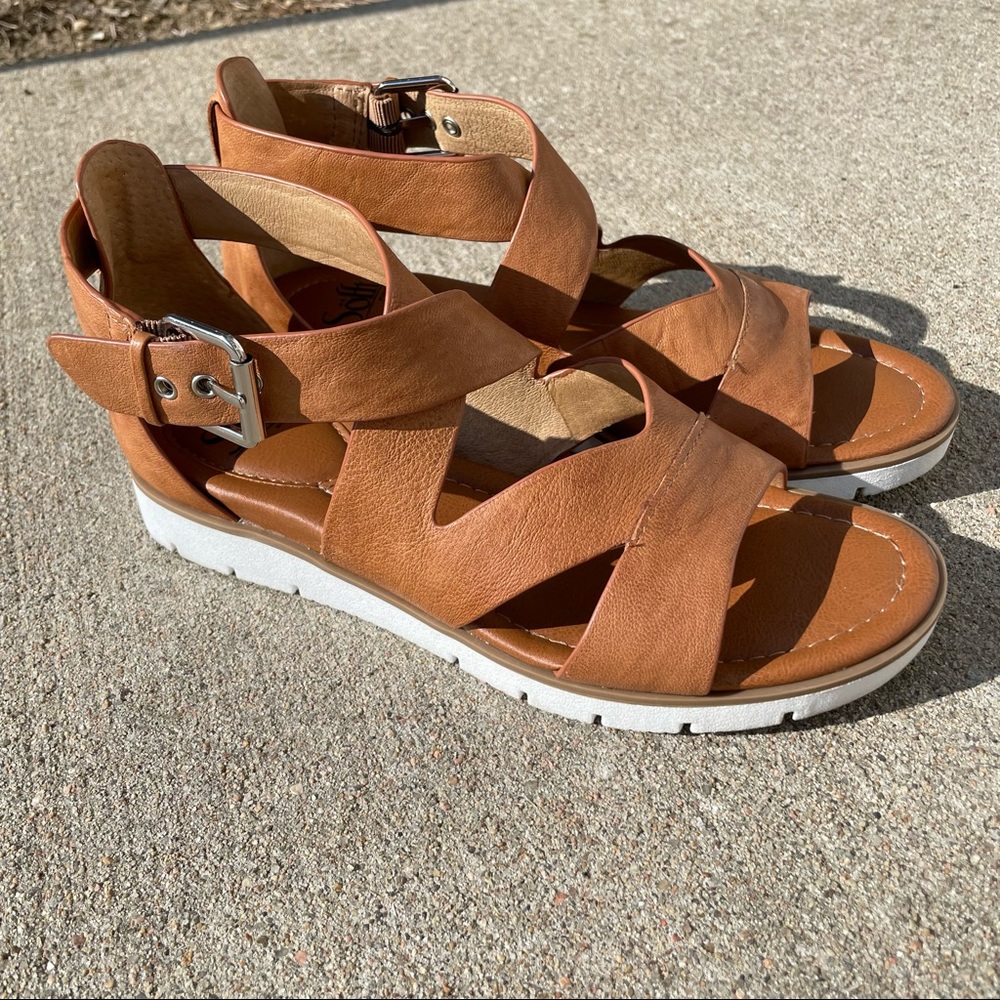 Sofft Mirabelle brown sandals sz 9